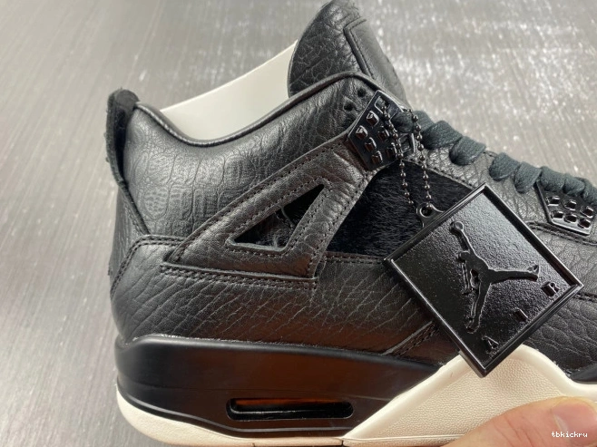 Reps TBkick Black 4 Pony 819139-010 Jordan Retro Hair 0629